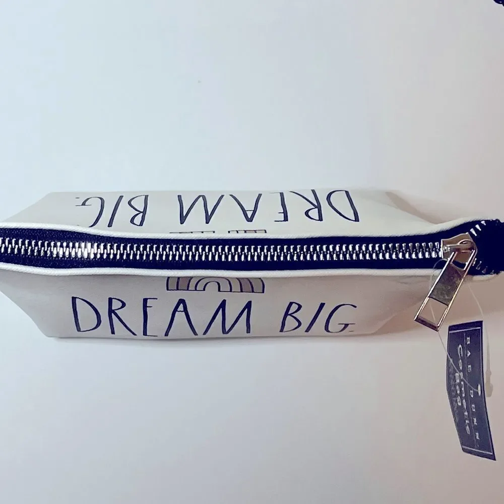Rae Dunn #DREAM BIG” adorable makeup bag
